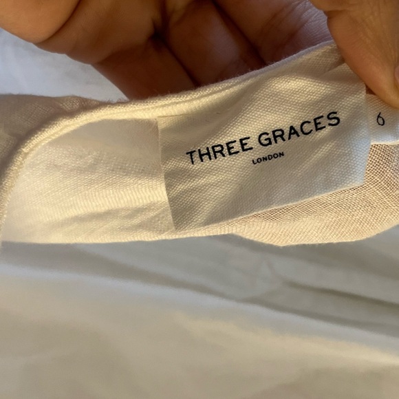 Three Graces London Karla leather-trimmed linen-voile jumpsuit - Picture 16 of 16